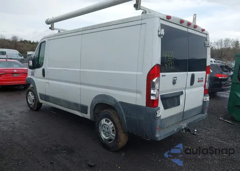 2014 Ram Promaster 1500 Low Roof z USA, uszkodzony, nr VIN 3C6TRVAG6EE110875